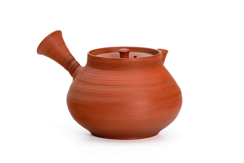 Hon-Shudei Hiranasu-gata Tokoname Teapot - 250ml