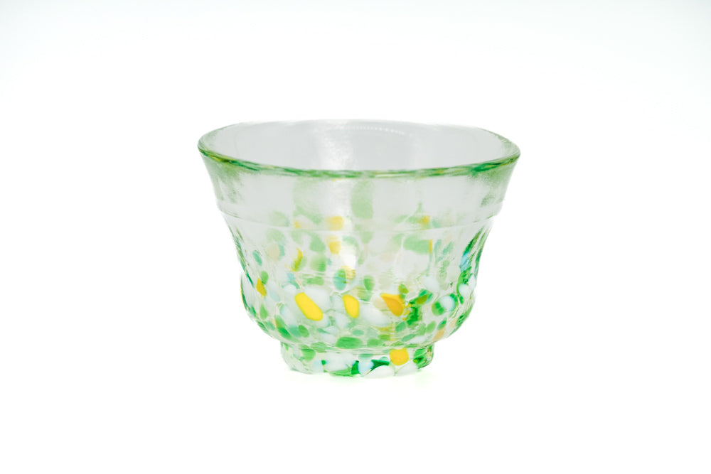 Colourful Glass Teacup - Thumbnail 2