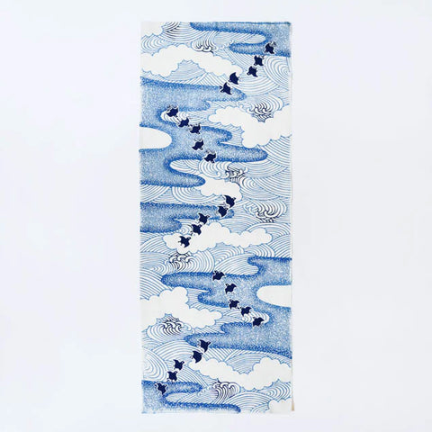 Tenugui Towel - Plovers in the Mist