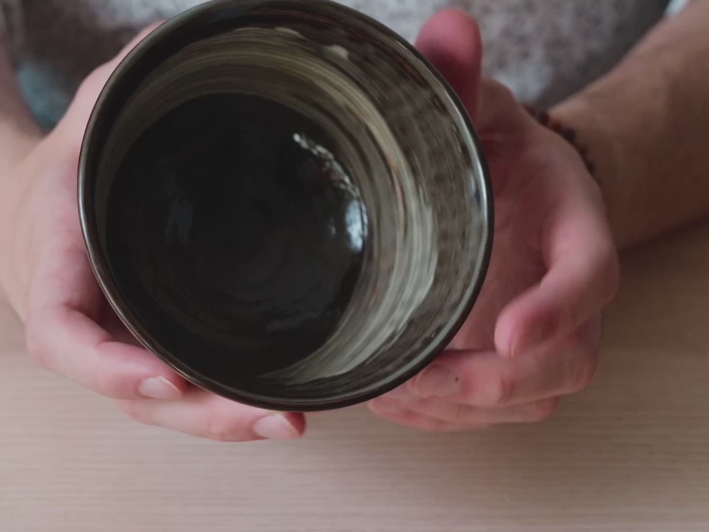 Ko-Mishima Kyo-yaki Chawan – Tezumi