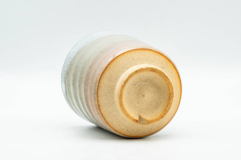 Japanese Teacup - Beige Gohonte Weathered Hagi-yaki Yunomi - 150ml