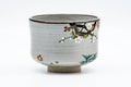 Tezumi — Japanese Matcha Bowl - 岩崎新定 Shinsada Iwasaki - Year of the Boar Zeze-yaki Chawan - 300ml — three-quarter view