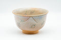 Japanese Matcha Bowl - Mt. Fuji Sakura Cherry Blossoms Kyo-yaki Chawan - 300ml - Tezumi