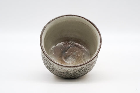 Floral Kohiki Mishima Teacup - 150ml