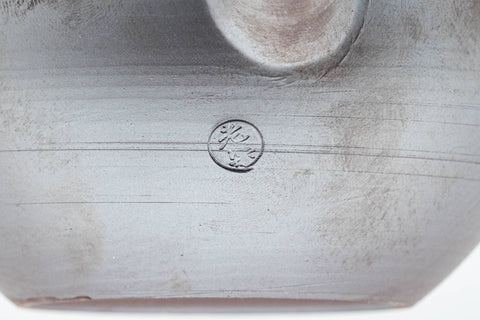 Japanese Tea Set - Engraved Banko-yaki Debeso Kyusu Teapot with Katakuchi Water Cooler and 2 White Inner-Glazed Yunomi Teacups - Tezumi