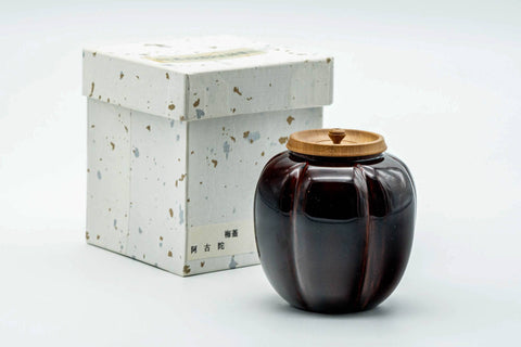 Japanese Chaire - 吉田一峰 Yoshida Kazumine - Akoda Pumpkin Matcha Tea Container