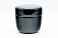Japanese Natsume - Black Urushi Lacquer Matcha Tea Caddy - 80ml - side view of the closed caddy