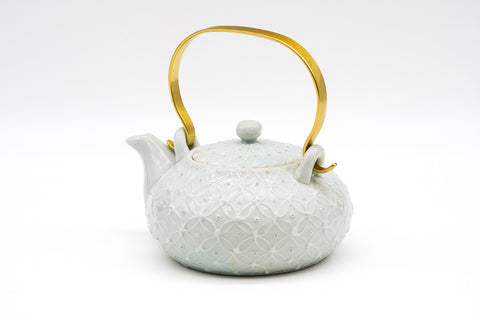 Icchin Shippo Kiyomizu-yaki Teapot - 275ml