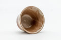 Tezumi — Japanese Teacup - Beige Milky Glazed Hagi-yaki Yunomi - 90ml — front view from another angle