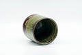 Japanese Teacup - Brown Green Hare's Fur Drip-Glazed Yunomi - 160ml - Tezumi