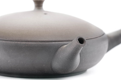 Grey Gradient Tokoname Flat Teapot - 100ml