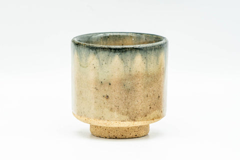 Japanese Teacup - Beige Black Glazed Guinomi - 45ml
