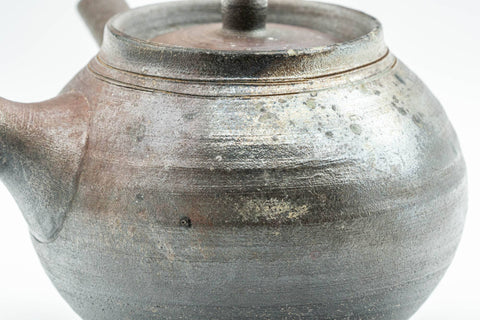 Japanese Kyusu - Ash Glazed Bizen-yaki Ceramic Teapot - 340ml