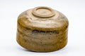 Tezumi — Japanese Matcha Bowl - Brown Yellow Speckled Glaze Chawan - 200ml — top-down view of the interior