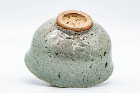 Japanese Matcha Bowl - 芳野俊通 Toshimichi Yoshino - 鳳窯 Otori Kiln - Green Speckled Chawan - 200ml