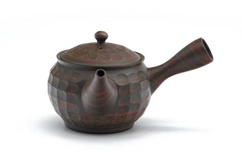 Faceted Green Nerikomi Tokoname Teapot - 280ml