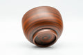 Tezumi — Japanese Teacup - Red Nerikomi White Inner Glazed Tokoname-yaki Yunomi - 90ml — top-down view of the interior