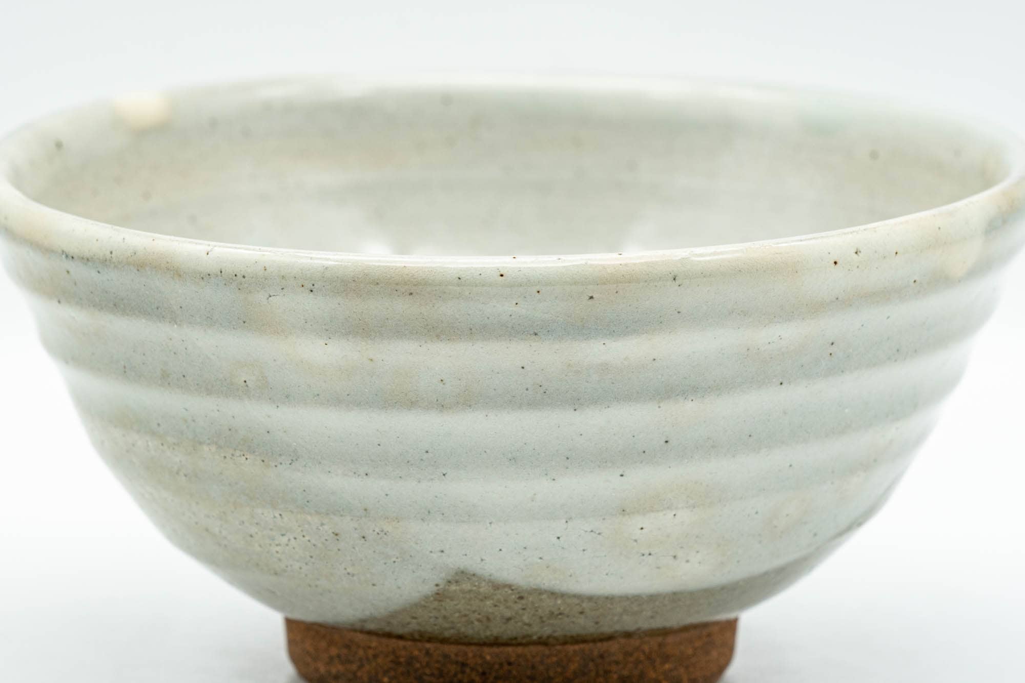 Japanese Matcha Bowl - Spiraling Grey Glazed Chawan - 250ml