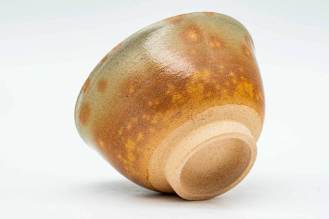 Japanese Teacups - Set of 10 Beige Pink Gohonte Glazed Hagi-yaki Yunomi - 160ml