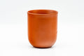 Japanese Teacup - Long Grass Engraved Tokoname-yaki Yunomi - 120ml - front view of the cup