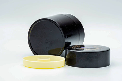 Japanese Chazutsu - Floral Purple Plastic Tea Canister - 300ml