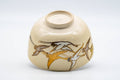 Tezumi — Japanese Matcha Bowl - Golden Egrets Kyo-yaki Chawan - 300ml — top-down view of the interior