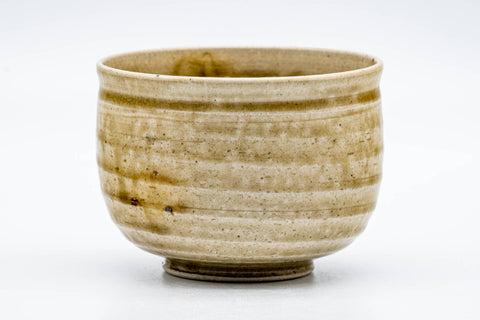 Japanese Matcha Bowl - 河村碩山 Sekizan Kawamura - Ki-Seto Koge Glazed Seto-yaki Chawan - 300ml