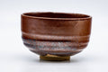 Tezumi — Japanese Matcha Bowl - Brown Black Spiraling Chawan - 500ml — front view from another angle