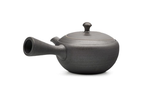 Spiraling Metallic Tokoname Teapot - 240ml