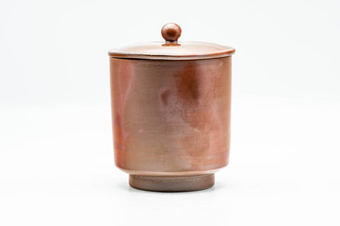 Japanese Teacup - Earthy Bizen-yaki Lidded Yunomi - 140ml