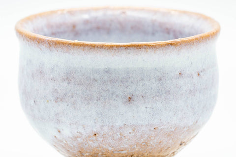 Japanese Teacups - Set of 3 Milky White Glazed Hagi-yaki Yunomi - 125ml