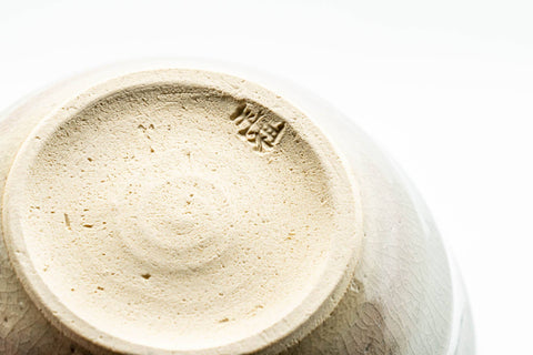 Japanese Tea Set - 玉祖窯 Tamaso Kiln - Beige Gohonte Hagi-yaki Kyusu Teapot with 6 Yunomi Teacups in Wooden Box