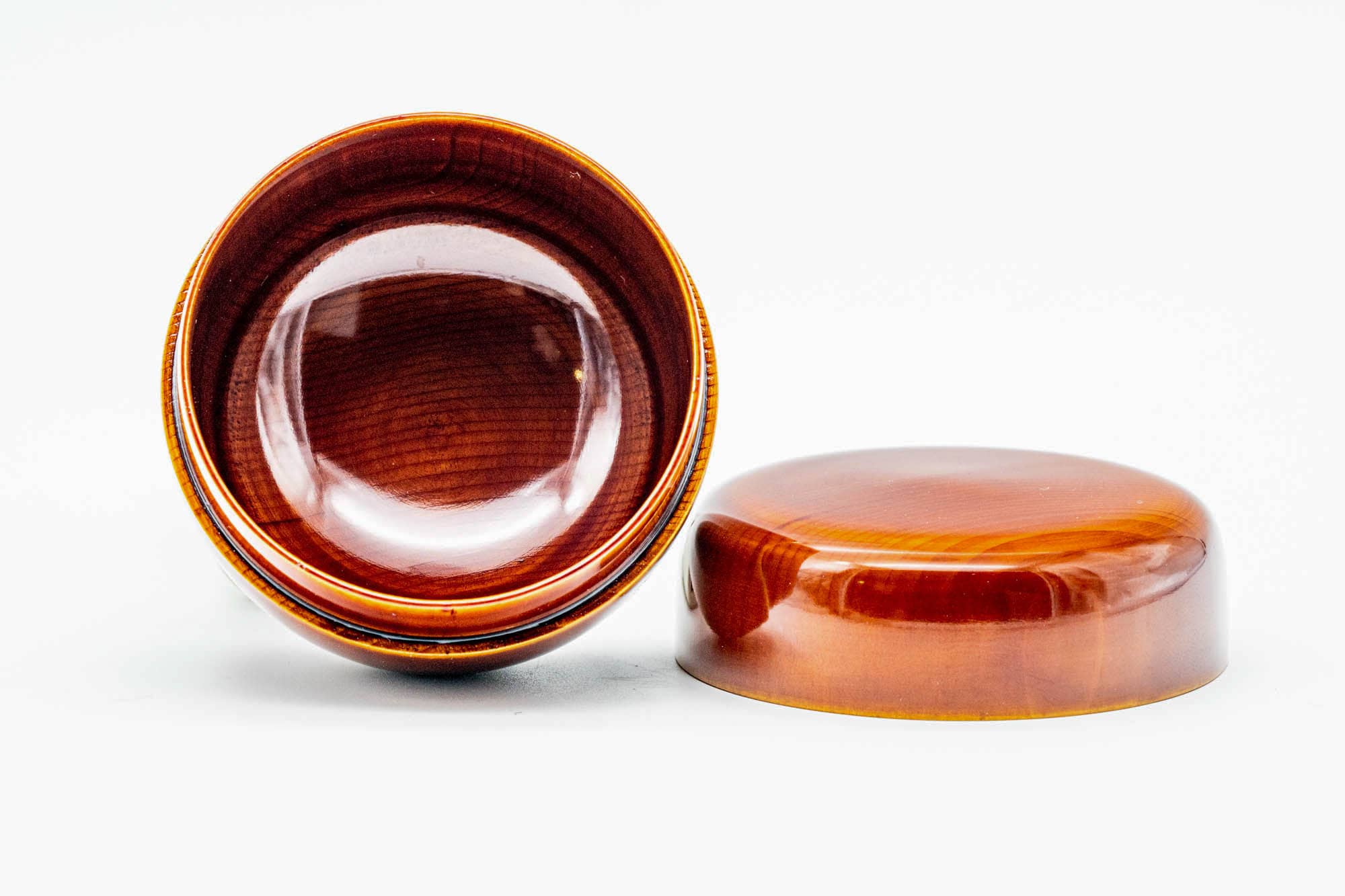 Japanese Ko-Natsume - 小棗 Orange Lacquered Matcha Tea Caddy - 40ml