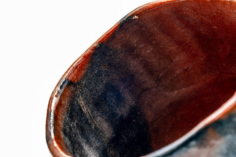 Japanese Matcha Bowl - 松楽窯 Shoraku Kiln - Aka-raku Winter Chawan - 200ml