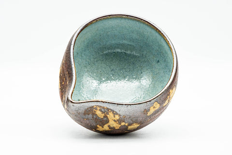 Japanese Katakuchi - Textured Blue Inner-Glazed Water Cooler - 175ml