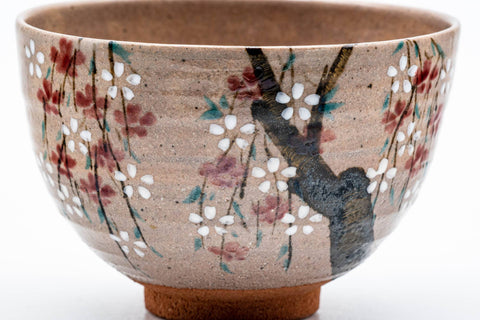 Japanese Matcha Bowl - Cherry Blossoms Sakura Kyo-yaki Chawan - 250ml