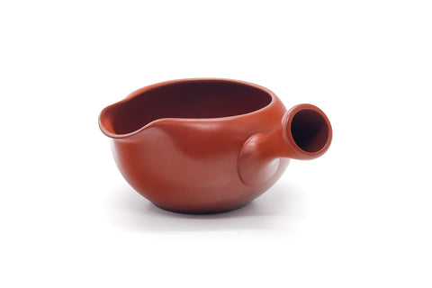 Tezumi — Japanese Yuzamashi - Plum Blossoms Tokoname Water Cooler - 400ml — top-down view of the interior