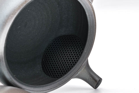 Metallic Black-Brown Tokoname Teapot - 160ml