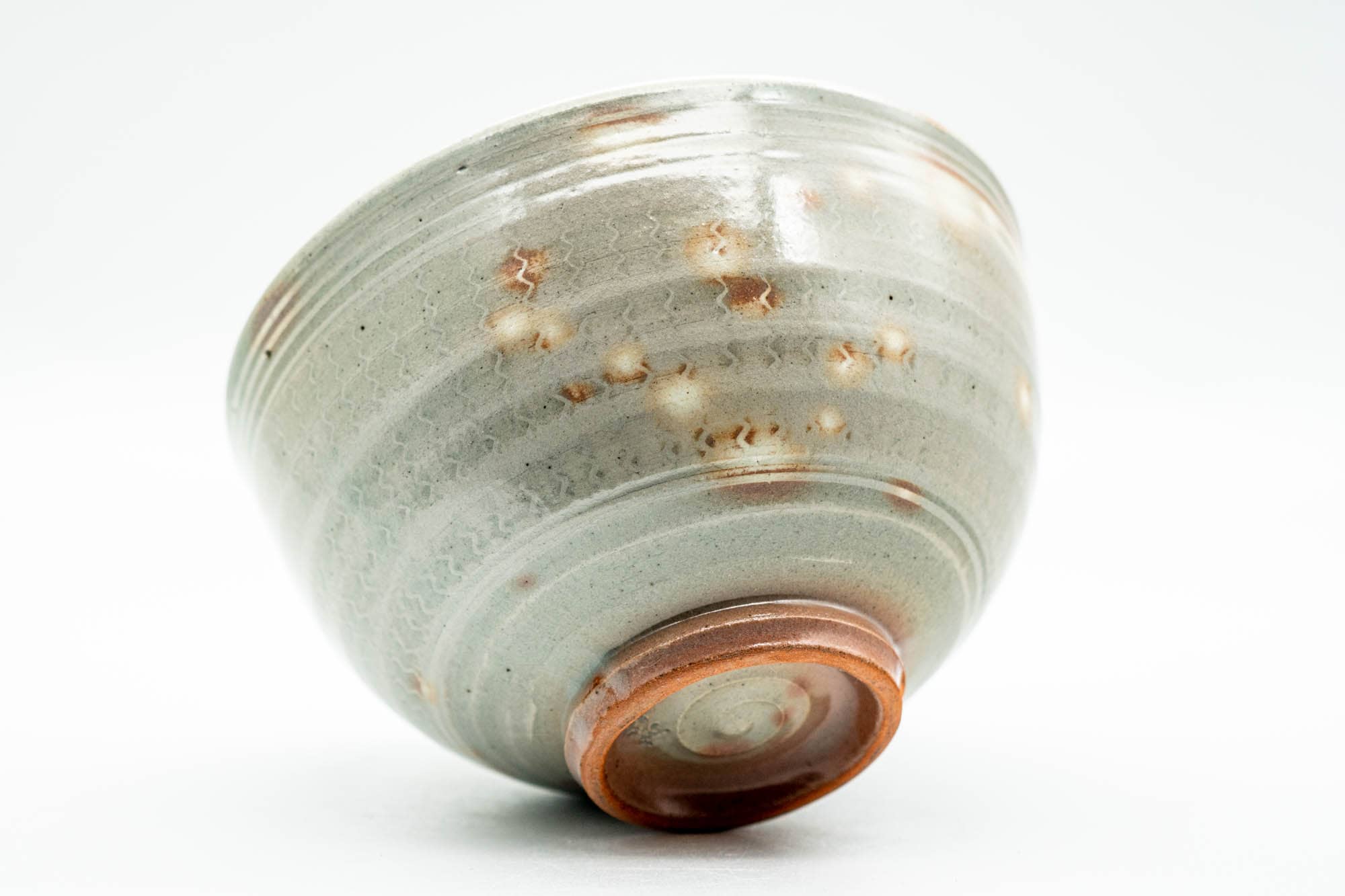 Japanese Matcha Bowl - Beige Pink Gohonte Glazed Hagi-yaki Chawan - 350ml