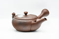 Japanese Kyusu - Brown Textured Atypical Airflow Mould-made Tokoname-yaki Teapot - 300ml - Tezumi