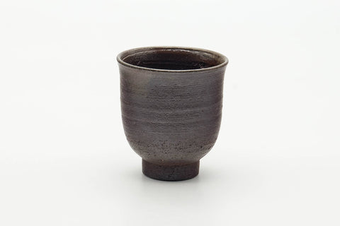 Japanese Teacup - Brown Stoneware Yunomi - 110ml