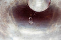 Underside of the large banko kyusu showing the foot and maker's mark.