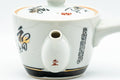 Japanese Kyusu - Black Gold Kanji Kutani-yaki Debeso Teapot - 300ml - Tezumi