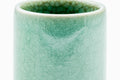 Close-up of the celadon glaze, showing its network of fine crackles.