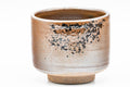 Tezumi — Japanese Teacups - Pair of Ash Brown Glazed Yunomi - 90ml — top-down view of the interior