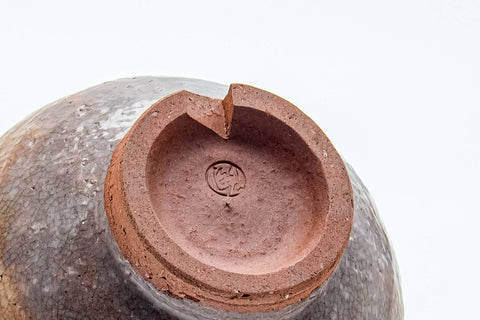 Japanese Teacup - Earthy Drip-Glazed Hagi-yaki Yunomi - 100ml