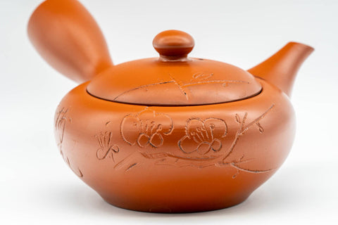 Japanese Kyusu - Myozan Tsuzuki - Tokoname-yaki Debeso Teapot - 220ml - Tezumi