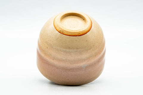 Japanese Teacup - Pink Spiraling Hagi-yaki Yunomi - 120ml