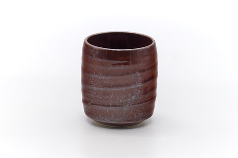 Japanese Teacup - Brown Shino Glazed Mino Yunomi - 100ml