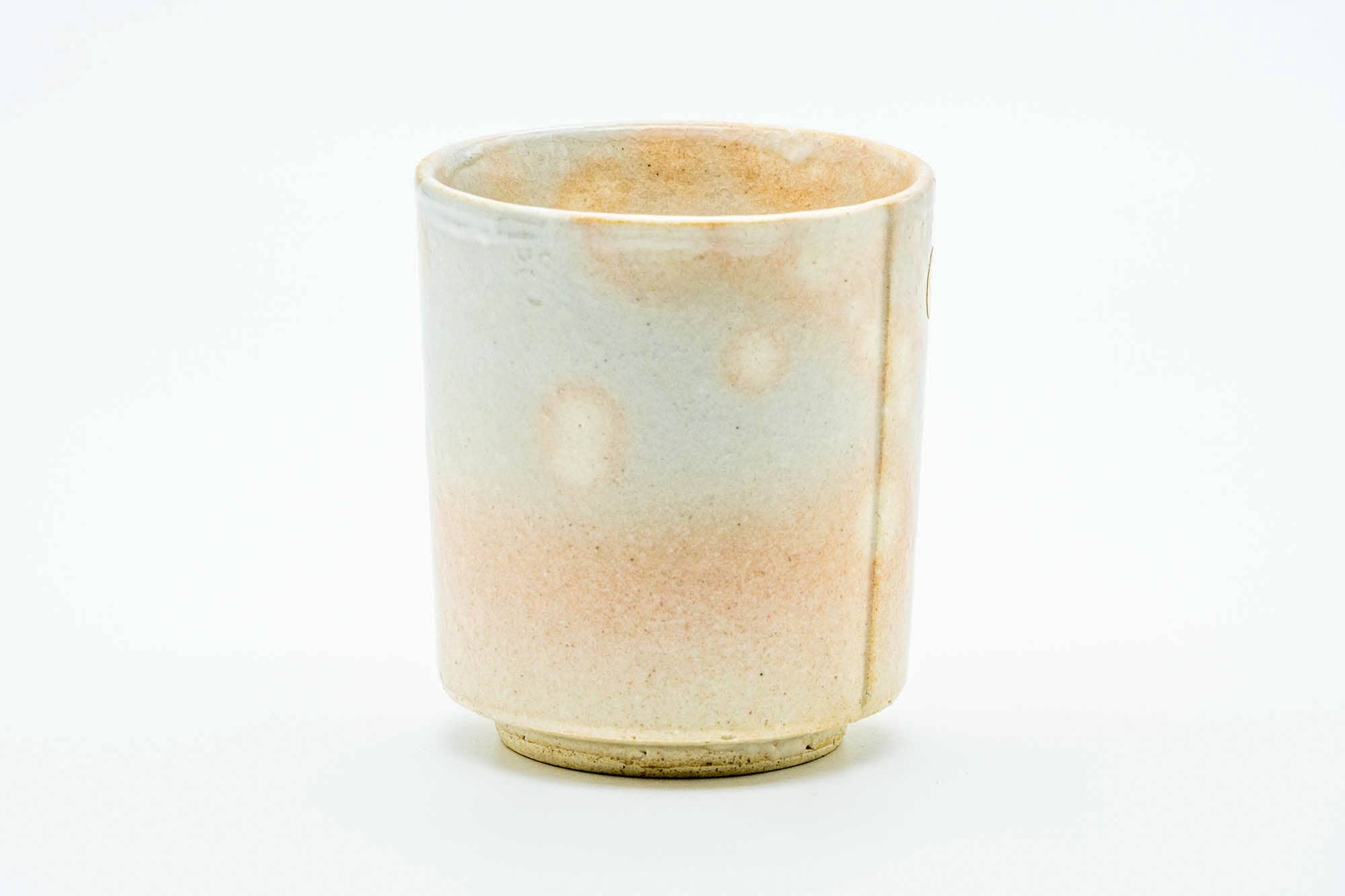 Japanese Teacup - Beige Pink Gohonte Glazed Hagi-yaki Yunomi - 200ml